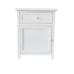 VELADOR DORMITORIO RECCO CAJON PUERTA IZQUIERDO BLANCO