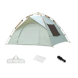 Carpa Camping Automatica 4 Personas Con Accesorios Roof Gris