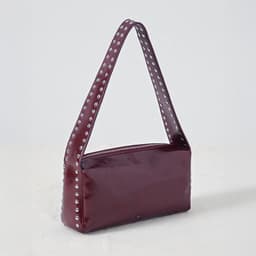 Cartera Tachas Rojo Mujer Rojo Oscuro TALLA UNICA