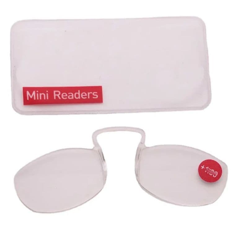 Lentes de lectura sin marco para billetera anteojos + 3.0
