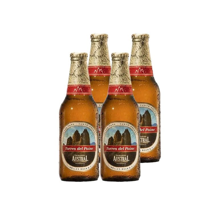 4x Cerveza Torres del Paine Botellin 330cc