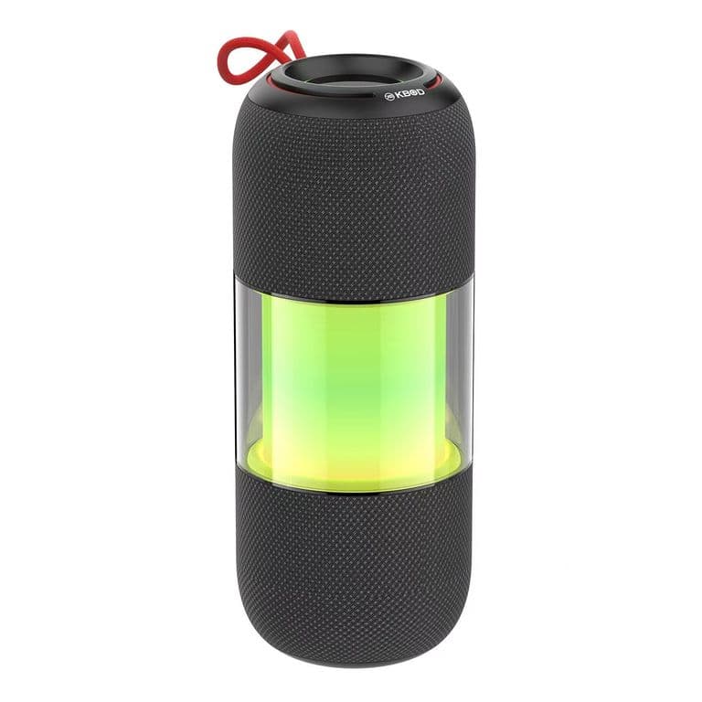 Parlante Bluetooth Lumina Led Rgb Sonido 360 Sumergible Negro