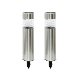 Pack 2 Estacas Solares 0,08 W Ip44 Luz Fria