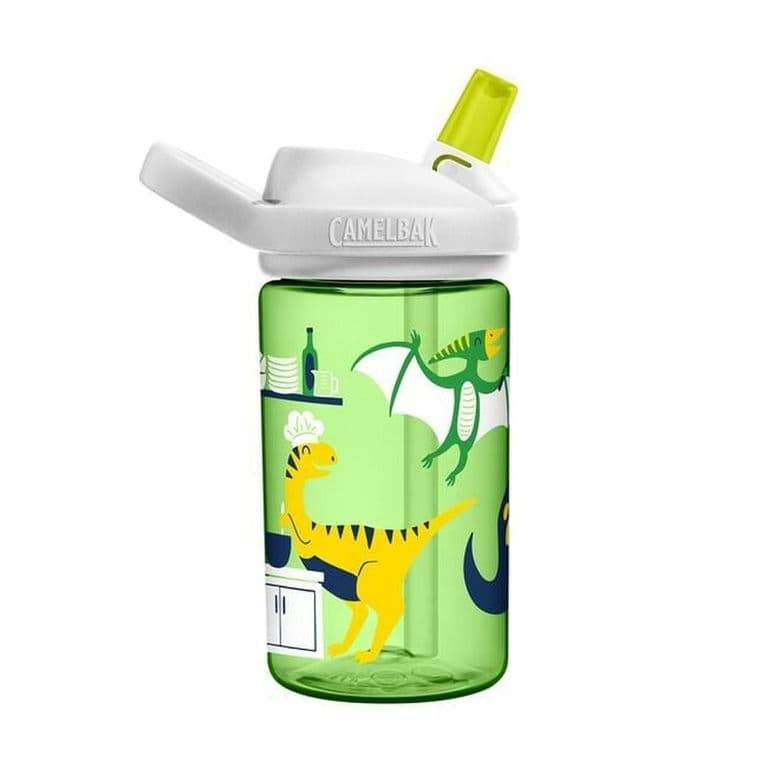Botella eddy+ Kids 400 ml Verde/Blanco
