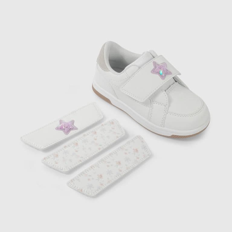 Zapatilla Nina Blanco Blanco 21