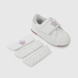 Zapatilla Nina Blanco Blanco 21