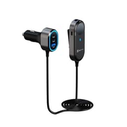 KCC-100 Cargador para Auto 100W, 3 USB-C PD, 3 USB-A, Carga Rapida, Negro