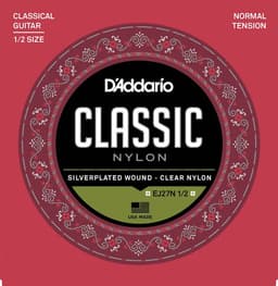 Set De Cuerdas Nylon Clasica1/2 N.Tension Ej27N