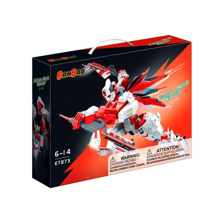Set de Bloques Robot Future Mech Warrior Ertek Rojo