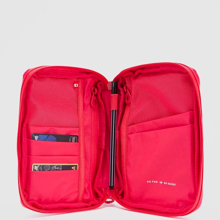 Porta Pasaportes Travel Ripstop Pink Essentials Fucsia TALLA UNICA