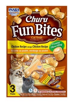 Churu Fun Bites Cat Pollo 20g x3 - Snack Cremoso Gato