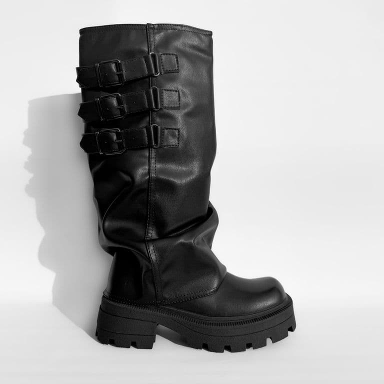 BOTA MUJER MAKA NEGRO BELLA MODA Negro 35