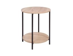Mesa Lateral Redonda Any Industrial -2 Niveles