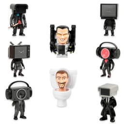 Figuras coleccionables SKIBIDI misteriosa 8 personajes
