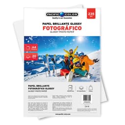 20 Hojas Papel Fotografico Glossy 235grs - Ps