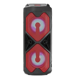 Parlante Bluetooth Karaoke BIG PRO 500 con Microfono - Radio FM, USB, AUX, Rojo