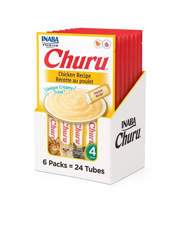Churu Cat Pollo 14g x4 Tubos - Pack 6 Unidades
