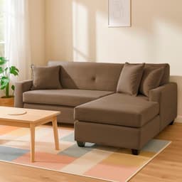 Sofa L Intercambiable New Sevilla Felpa Cafe