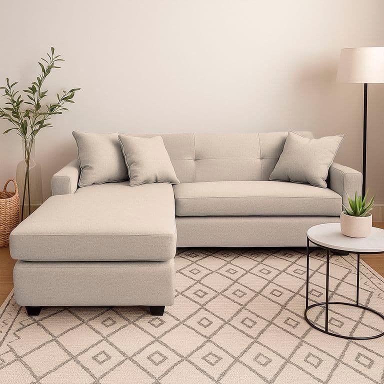 Sofa L Intercambiable New Sevilla Tela Beige