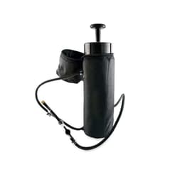 Botella deportiva con pulverizador de agua negro