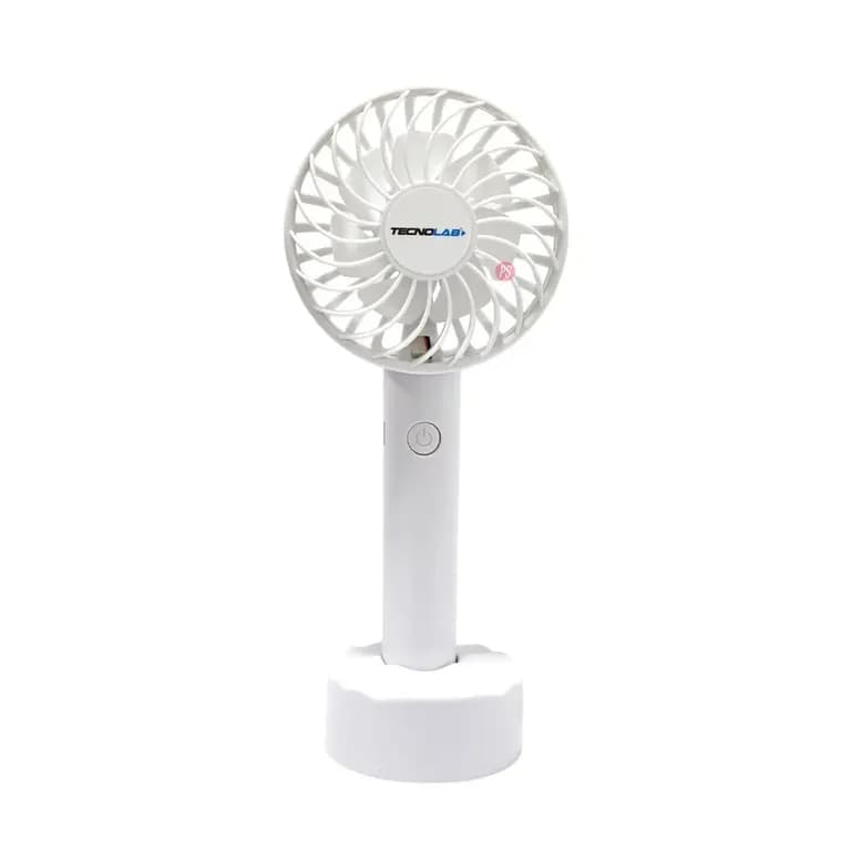Mini Ventilador De Mano Recargable 500mAh Blanco - PS