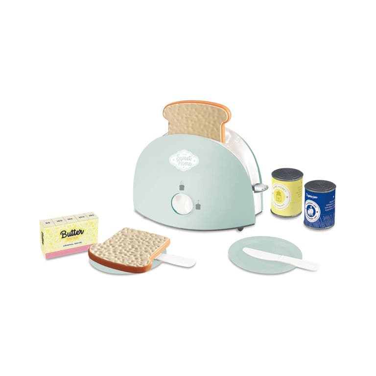 Tostadora Juguete con Tostadas Saltarinas y 10 Accesorios