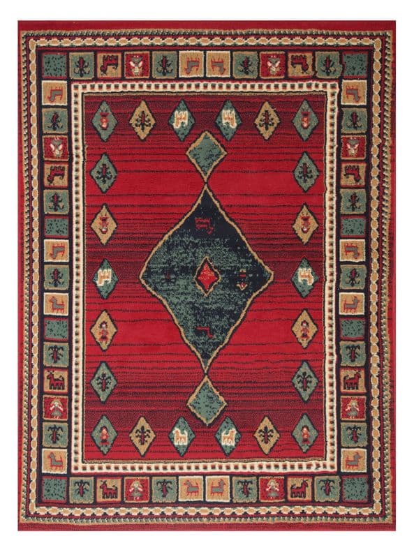 Alfombra Zinnia Rojo 133x180