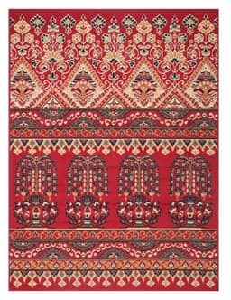 Alfombra Margarita Rojo 133x180
