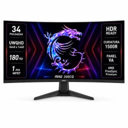 Monitor Gamer 34 Curvo 180HZ Ultra Flat 1MS 3440x1440px