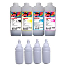 Pack 4 Litros + 4 Botellas vacias para Epsn E/tank L475