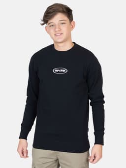 Poleron CR Dive Negro Infantil - Negro Negro 10