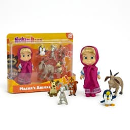 Juguete Set Animales Masha 6 Figuras -