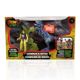 Juguete Set Dinosaurio con Accesorios y Escenario Jurasico