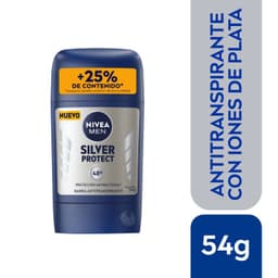 MEN Antitranspirante Silver Protect en Barra