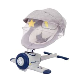 Silla Mecedora Electrica Bebe Avioncito SafeBaby Bluetooth Gris