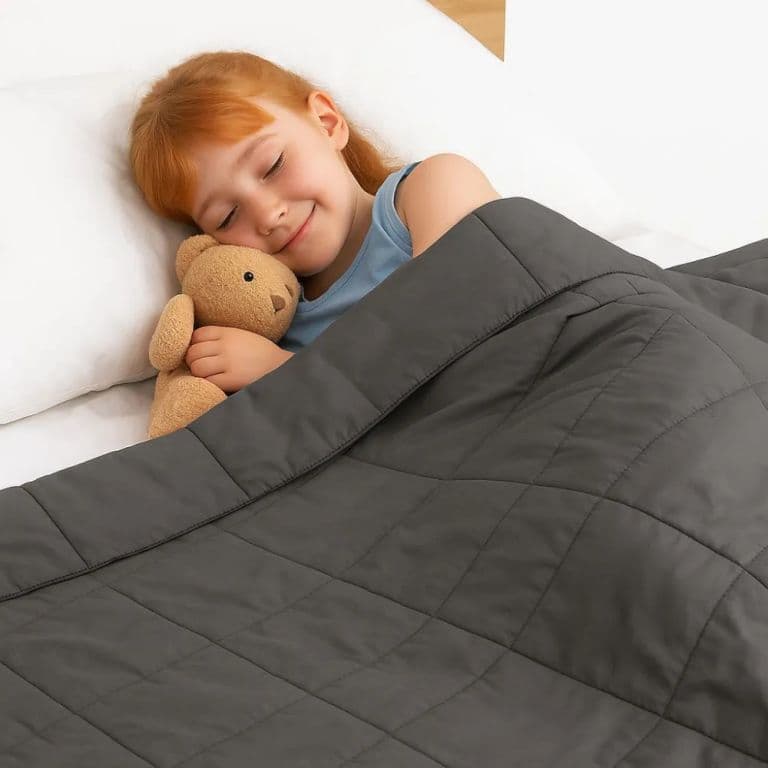 Manta De Gravedad ninos gris 1,4 kg 122x92 cm Manta de peso Gris 1 PLAZA