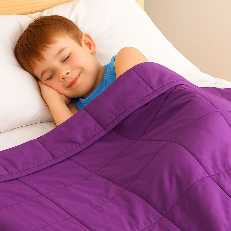 Manta De Gravedad ninos Violeta 2,3 kg 122x92 cm Manta de peso