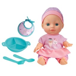 Juguete Muneca Bebe 23 cm con Accesorios para Alimentar