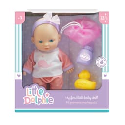 Juguete Muneca Bebe 23 cm con Accesorios para el bano