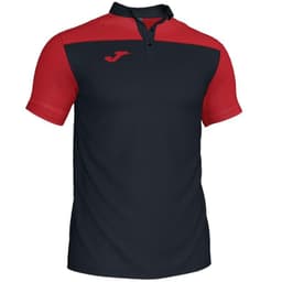 Polera Polo Hombre Hobby II Negro Rojo Negro S