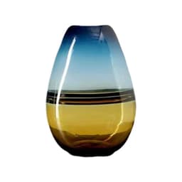 Florero Jarron Decorativo Ovalado Minimalista Italy 30 cms