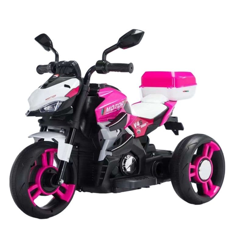Moto Ninos Electrica 3 Ruedas Nitro Italy V4 Luz y Sonido