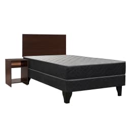Cama Europea Cadiz 1.5 plaza + Set Cadiz