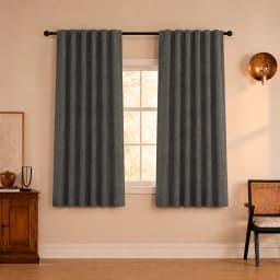 Cortina 100% Blackout 2 Panos 160x108 Lino Termica Roller Gris