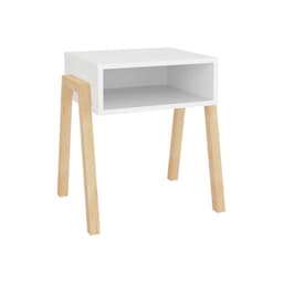 Velador 506X46X369 Cm Blanco Y Cafe