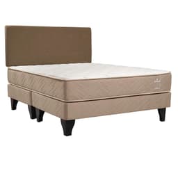 Cama Europea Bamboo 2 plazas base dividida + Respaldo