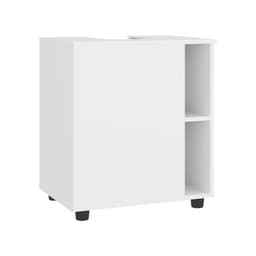 Mueble Para Lavamanos 1 Puerta 4 Espacios Blanco