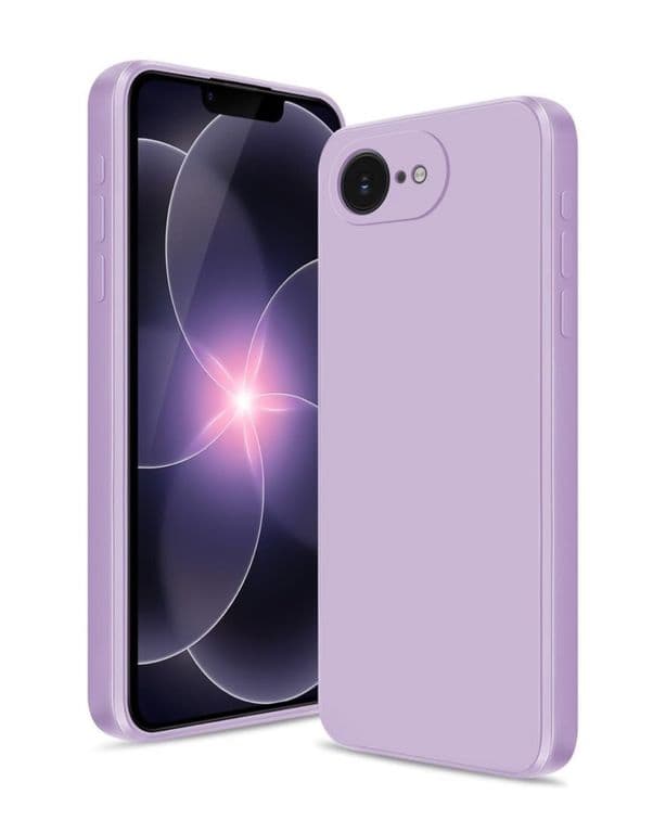 Carcasa Silicona Color Para iPhone 16e