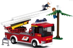 Camion de Bomberos Escalera Compatible Lego