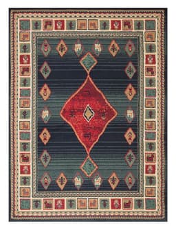 Alfombra Zinnia Negro 150x200